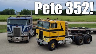 Peterbilt 362 vs 352 Cabovers [upl. by Gnilyam577]