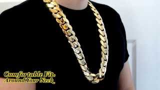 Big Huge Fat Chunky 2 Kilo 30mm Miami Cuban Link Chain HD Hand Made Custom Daniel Jewelry Inc [upl. by Garret]