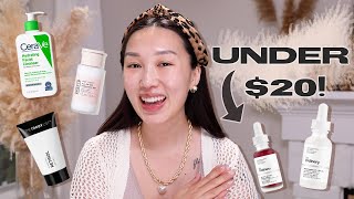 Affordable GLASS SKIN Skincare Under 20 [upl. by Oalsinatse228]