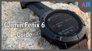 The Garmin Fenix 6 guide 16 tips for settings maps music battery data screens and Connect IQ [upl. by Veronike]