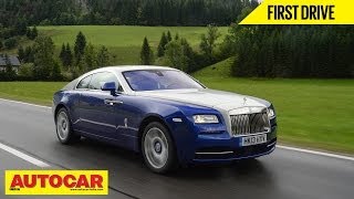 Rolls Royce Wraith  First Drive  Autocar India [upl. by Ecirahs306]