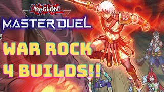 War Rock Deck Profile YGO Master Duel [upl. by Xavler]