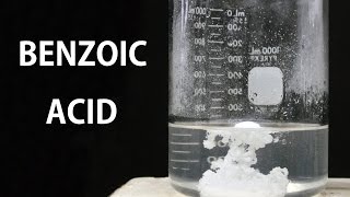 Making Benzoic Acid from sodium benzoate [upl. by Emirac351]