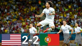 USA vs Portugal 22 All Goals amp Highlights English Commentary 2014 FIFA World Cup [upl. by Ester]