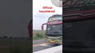 Telolet Basuri bus PT Luragung jaya utama satria [upl. by Tammie]