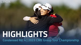 Condensed Rd 4  2023 CME Group Tour Championship [upl. by Gilberta]