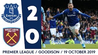 SIGURDSSON WITH ANOTHER SCREAMER  EVERTON 20 WEST HAM HIGHLIGHTS [upl. by Eisenhart]