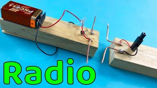 How to make the worlds easiest Radio  Do it yourself at home [upl. by Euqinu248]