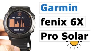 Garmin Fenix 6X Pro Solar review amp comparison amp tests English version [upl. by Kered]