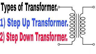 Types of Transformer Step Up Transformer amp Step Down Transformer HINDI [upl. by Gnet]