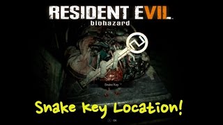 Snake Key Location  Resident Evil 7 RE7 [upl. by Kisor]