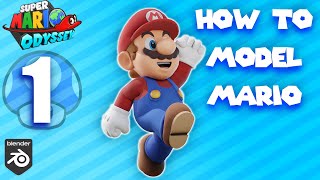 How to Model Mario in Blender Part 1 [upl. by Jimmie]