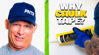 WHY Caulk Your Tape Painting Perfect Lines From A to Z [upl. by Ycniuqed]