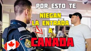 COMO EVITAR QUE TE NIEGUEN LA ENTRADA A CANADA COMO TURISTA [upl. by Eznyl]