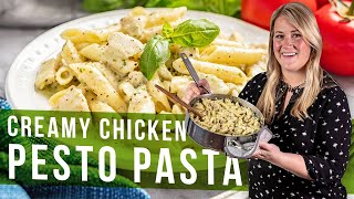 Creamy Chicken Pesto Pasta [upl. by Siocnarf]