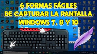 💻 Cómo Hacer CAPTURA DE PANTALLA en PC  6 Formas para Hacer SCREENSHOT en PC  Windows 7 8 y 10 ✅ [upl. by Snook708]