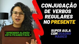 Conjugando verbos em alemão  Domine os verbos regulares no Presente [upl. by Milon]