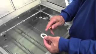 Ultrasonic cleaning demonstration [upl. by Aytnahs]