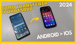 ATUALIZADO 2025 Como transferir o WhatsApp do android para o iPhone [upl. by Kung361]