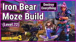 Iron Bear Moze Busted Level 72 Build  Save File  Mayhem 11  Borderlands 3 [upl. by Gereld]