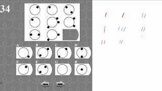 IQ TEST matrix 34 SOLVED AND EXPLAINED [upl. by Anayk]