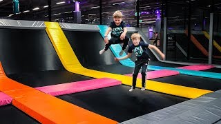 Trampoline Park Fun at Yoump [upl. by Enial]