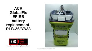 ACR GlobalFix EPIRB expired battery replacement [upl. by Malkin]